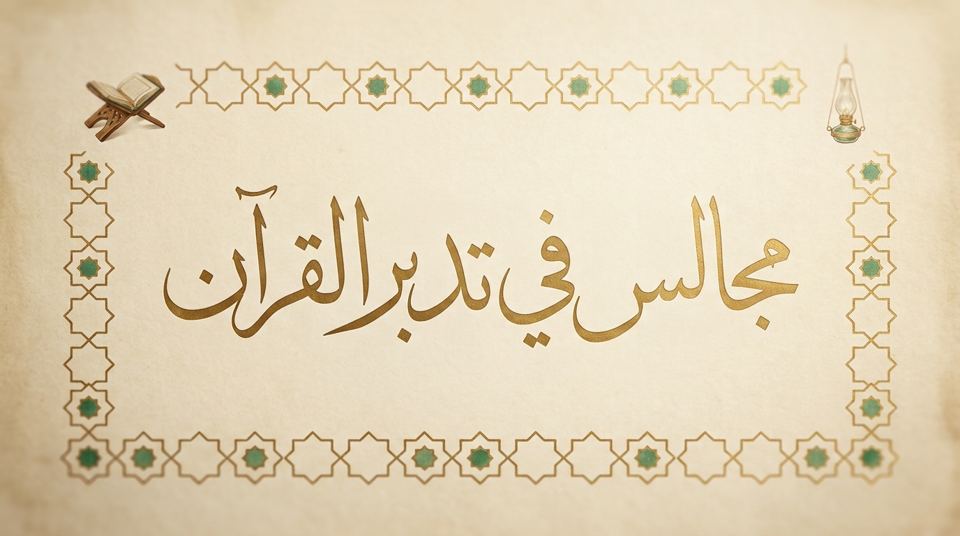 مجالس في تدبر القرآن - Image 1